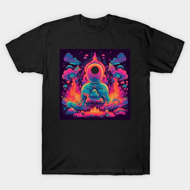 Mindful Kaleidoscope Tee T-Shirt by yambuto